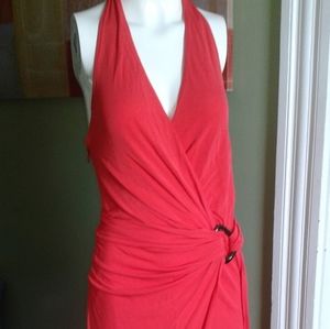 Beautiful orange dress with buckle